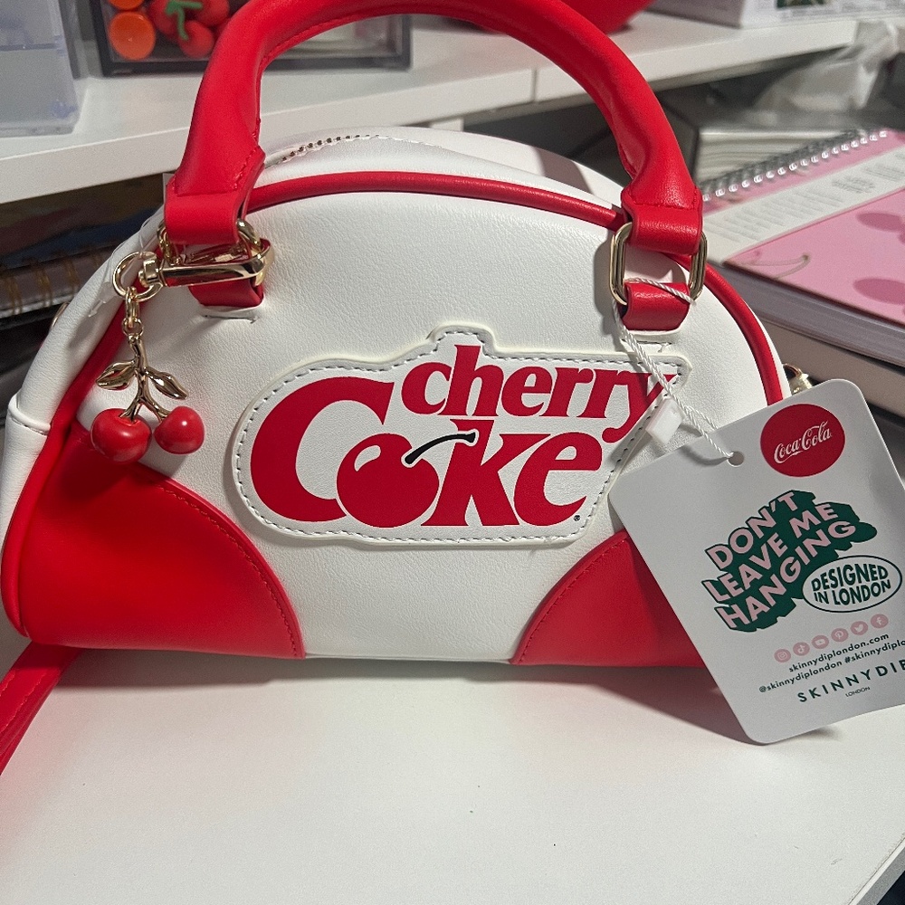 NWT Coke Cherry Bowler Bag Skinnydip